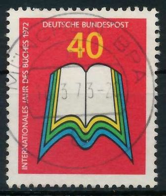 BRD 1972 Nr 740 zentrisch gestempelt X84F066