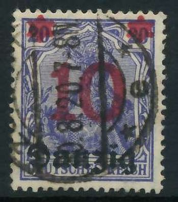 DANZIG 1920 Nr 17 gestempelt X898D92