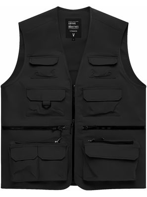 Vintage Industries Angler Weste Legend Fishing Vest Black