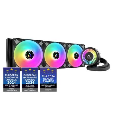 ARCTIC Liquid Freezer III 420 A-RGB Wasserkéhlung AIO CPU Intel AMD Schwarz
