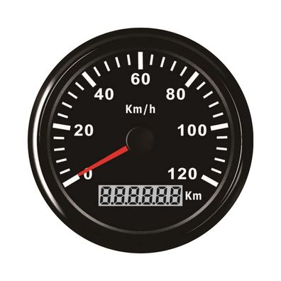 ELING GPS Tachometer 120 km/h 85mm Auto Motorrad Boot Yacht 12V 24V beleuchtet