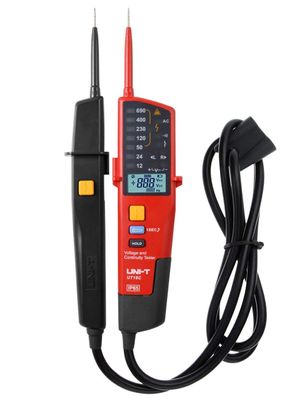 UNI-T UT18C Spannungstester Durchgangspréfer wasserdicht 12V-690V AC DC LCD