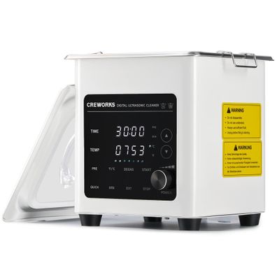 Creworks Ultraschallreiniger 1L mit Heizfunktion fér Schmuck Brillen Prothesen