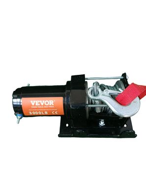VEVOR Elektrische Seilwinde 1361 kg 12 V DC fér ATV UTV mit Stahlkabel IP55