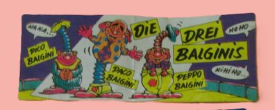 Beipackzettel Die drei Balginis Paco Balgini
