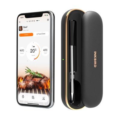 Inkbird Kabelloses Fleischthermometer Bluetooth 91m IP67 Grill BBQ Ofen