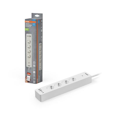 OSRAM SMART+ WiFi 4-fach Steckdosenleiste mit USB smart Defekt