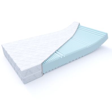 MSS e.K. Aqua Deluxe 7 Zonen Kaltschaummatratze H2&H3 | H4&H5 | H5&H6 Höhe 21cm