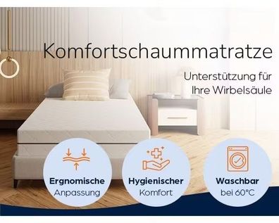 MSS e.K. ECO 7 Zonen Taschenfederkern Matratze H2 | H3