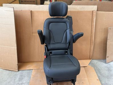 Original Mercedes-Benz W447 V-Klasse/Vito Einzelsitz NAPPA Schwarz NEU