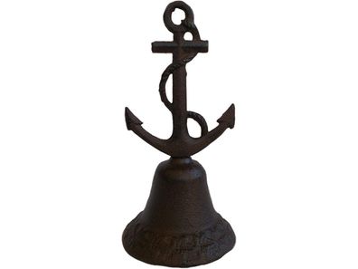 Tischglocke Anker Metall Rost