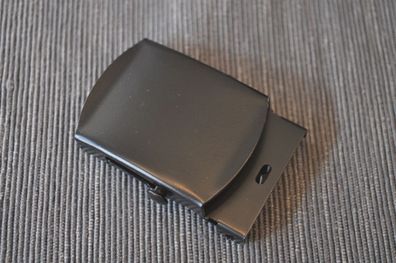 Gürtelschnalle 34mm schwarz