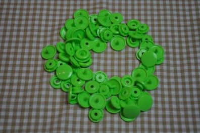 30 Baby Snaps T5 Farbe B50 Lime
