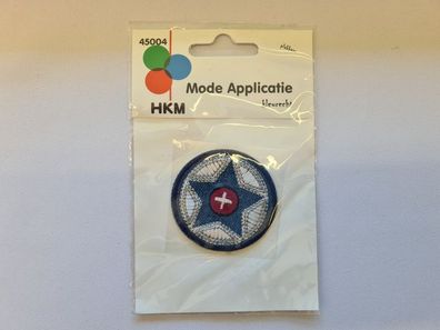 Applikation/Bügelbild HKM Kreis Stern Kreuz