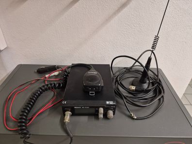 Albrecht AE 4100 CB Funkgerät mit Mikrofon Magnetfußantenne geprüft intakte Siegel