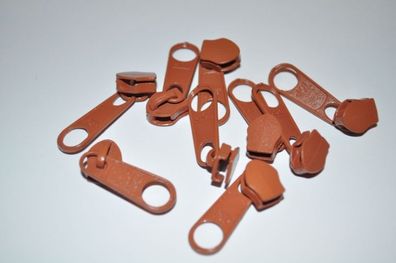 Schieber/Zipper 5 mm Reißverschluss rost