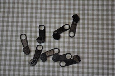 Schieber/Zipper 3 mm Reißverschluss schwarz