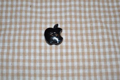 Knopf 17mm 2-Loch Bitten Apple klein schwarz