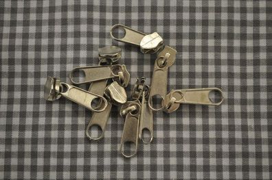 Schieber/Zipper 3 mm Reißverschluss silber
