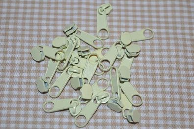 Schieber/Zipper 3 mm Reißverschluss zitrus