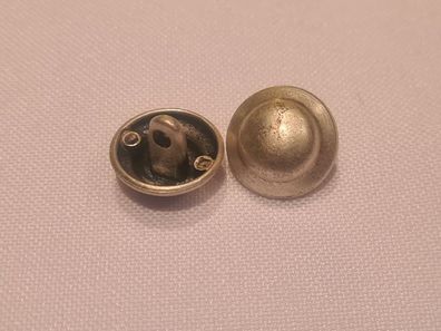 Knopf 13mm Öse Metall Ufo Silber Matt