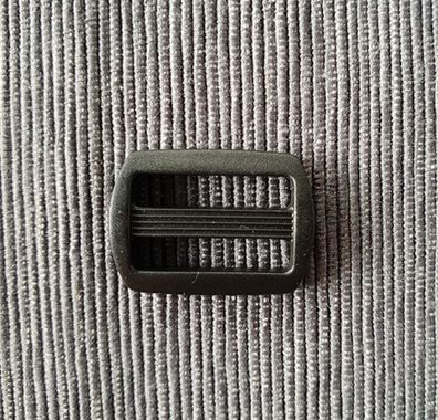 Schieber Gurtversteller 20 mm schwarz