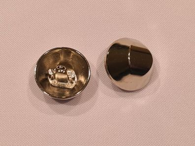 Knopf 20mm Öse Tracht Kuppel Silber