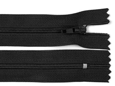 Reißverschluss nicht teilbar 20 cm Schwarz