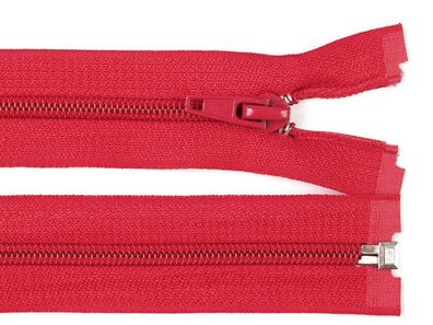 Reißverschluss 65 cm Spirale 5mm Rot