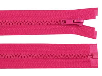 Reißverschluss 80 cm Grob 5mm Pink