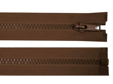 Reißverschluss 85 cm Grob 5mm Dunkelbraun