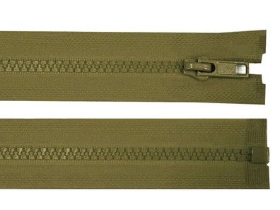 Reißverschluss 75 cm Grob 5mm Khaki