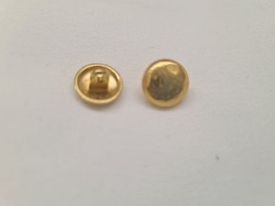 Knopf 11mm Öse Metall Uniformknopf Gold