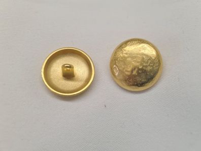 Knopf 20mm Öse Metall Uniformknopf Gold