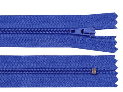 Reißverschluss nicht teilbar 20 cm Royalblau