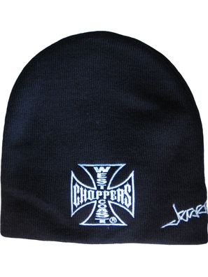 WCC West Coast Choppers Beanie Iron Cross