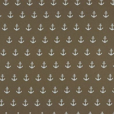 Baumwolle Anchor by Poppy taupe 019