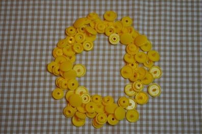30 Baby Snaps T5 Farbe B10 Dark Yellow
