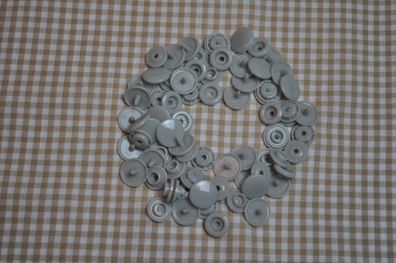 30 Baby Snaps T5 Farbe B24 Light grey