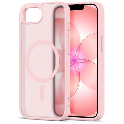 Tech-Protect BasicMag Mag kompatibel mit Apple iPhone 17e Transparent-Rosa Handyhü