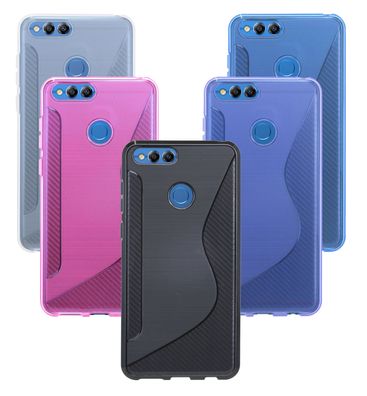 Handyhülle Honor 7X Silikon Hülle Schutzhülle Case Cover Backcover