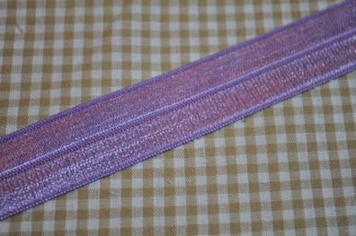 Elastisches Einfassband 20 mm Flieder