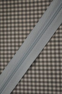 Endlosreißverschluss 3 mm Hellblau
