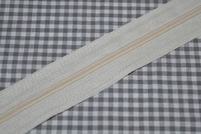 Endlosreißverschluss 3 mm beige