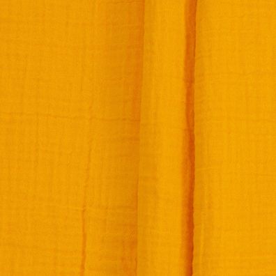 Double Gauze (Musselin) uni sonnengelb