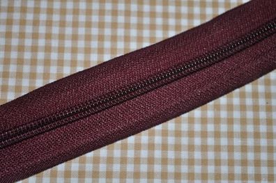 Endlosreißverschluss 5 mm dunkle beere