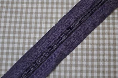 Endlosreißverschluss 5 mm aubergine