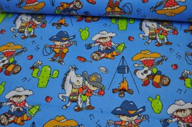 Flanell Cuddle Prints Cowboy by Fabri quilt