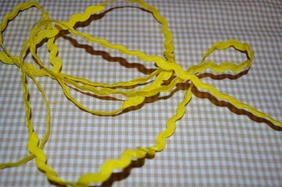 Zackenlitze 5mm gelb