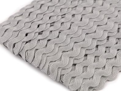 Zackenlitze 5mm Grau
